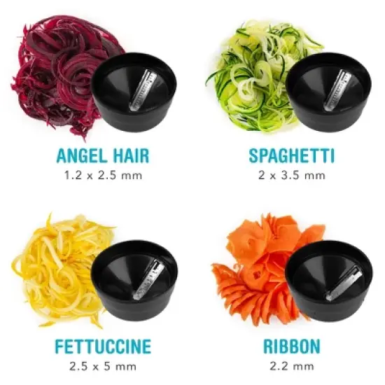 Shine Kitchen Co. Electric Spiralizer &ndash; Black image {4}