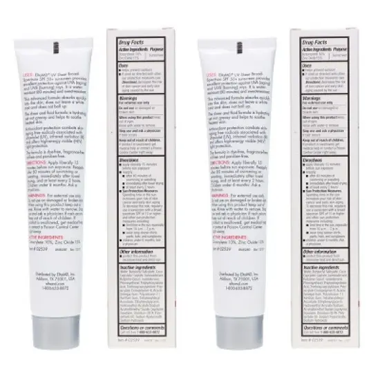 EltaMD UV Sheer Broad Spectrum SPF 50+ Face and Body Sunscreen 3 oz 2 Pack image {7}