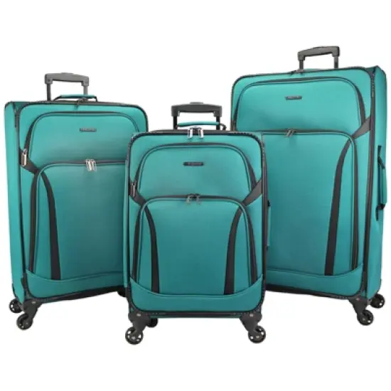 Dejuno Oslo 3-Piece Lightweight Expandable Spinner Luggage Set image {11}