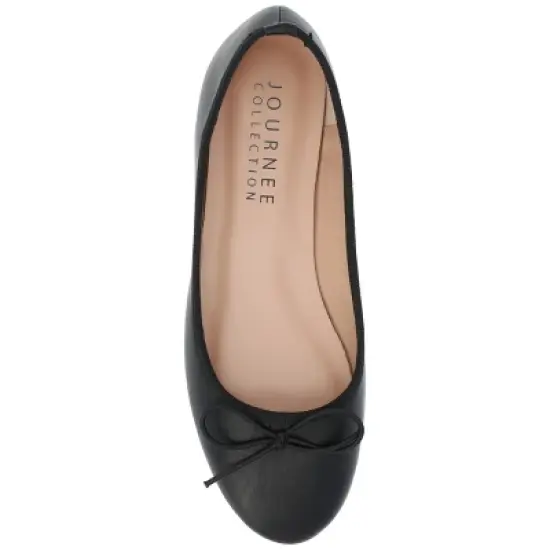 Journee Collection Womens Vika Slip On Round Toe Ballet Flats image {3}