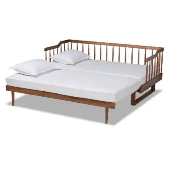 Twin to King Muriel Expandable Spindle Daybed - Baxton Studio image {2}