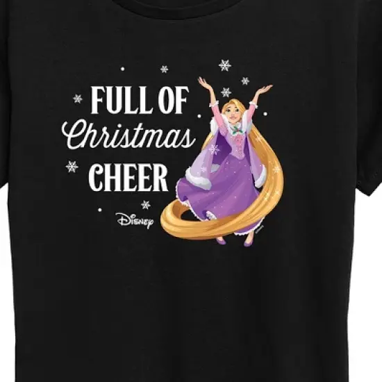 Women's - Disney - Full Of Christmas Cheer Rapunzel Short Sleeve Graphic T-Shirt image {1}