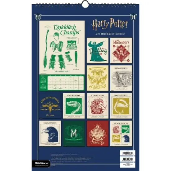 Trends International 2026 Harry Potter 11"x17.2" Oversized Calendar image {4}
