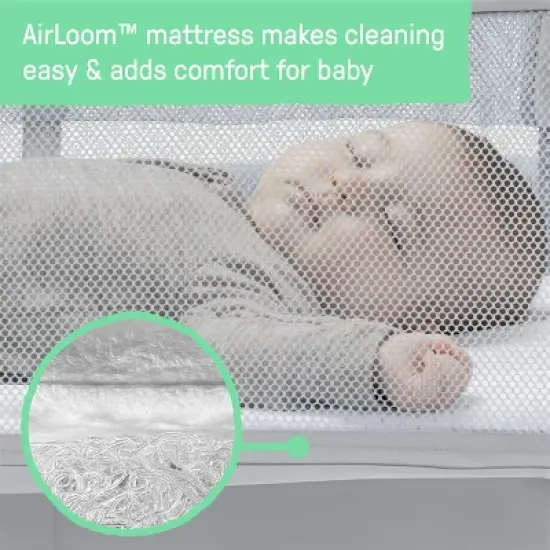 Ingenuity Dream & Grow Bedside Baby Bassinet - Handstitch image {3}