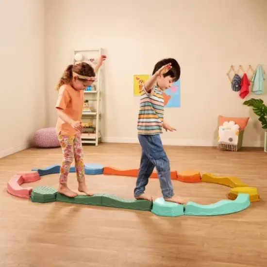 B. toys Balance Beams - Balance & Groove Set Balance Board image {1}