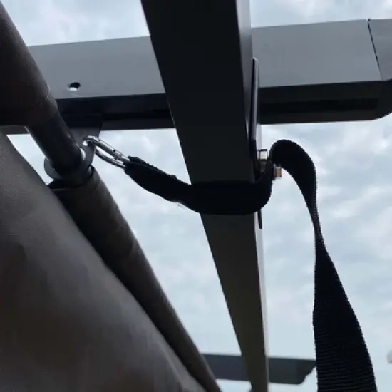 Outdoor Retractable Pergola, Patio Sunshelter Pergolas With Canopy, 13'x10' Aluminum Frame Rain-Proof Pavilion For Gardens, Terraces, Backyard image {4}