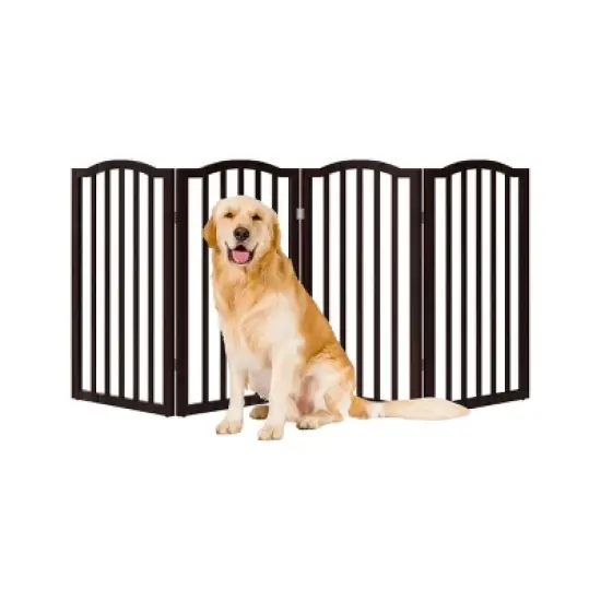 Pet Adobe Freestanding Scallop Top Pet Gate image {5}