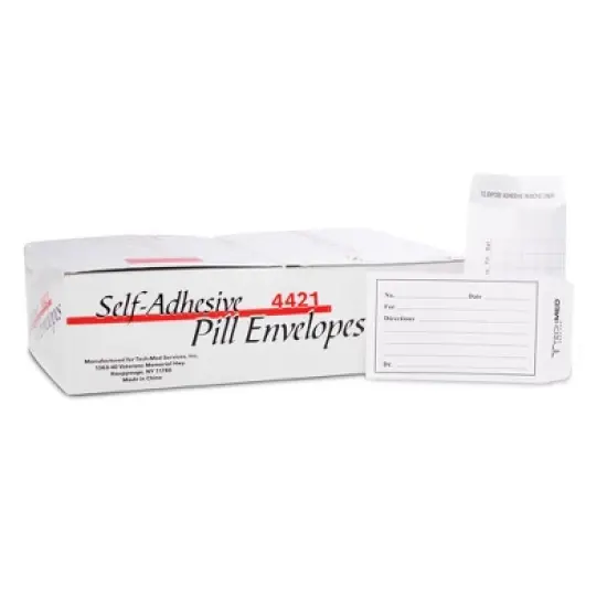 Tech-Med Pill Envelope 4421 500 per Box image {2}