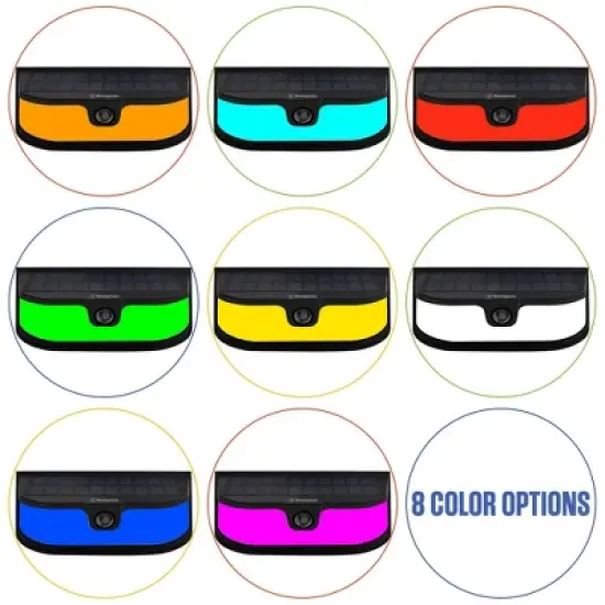 Westinghouse 1200 Lumen Solar LED Motion Activated Color Changing Wall Lights with Remote &ndash; 2-Pack image {10}