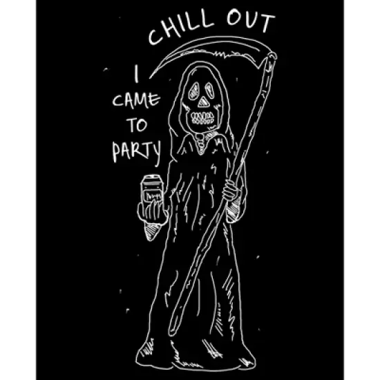 Junior's Lost Gods Halloween Chill Out I Came to Party T-Shirt image {1}