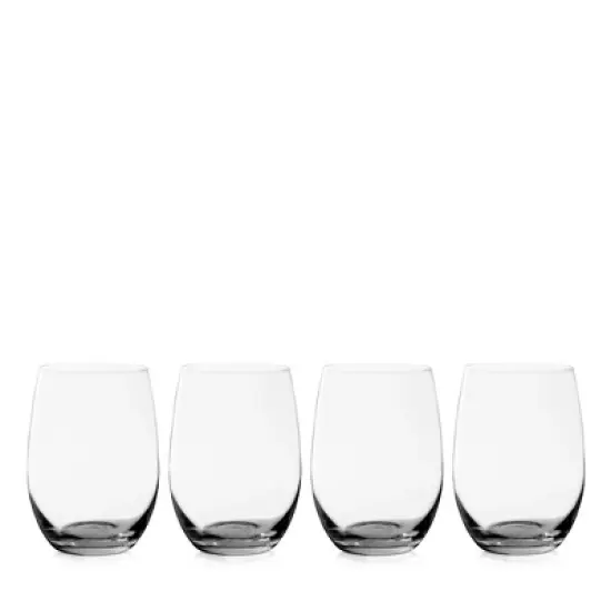 True Vino White Wine Glasses, Stemless Drinking Glasses Wine Gifts, Dishwasher Safe Glass Wine Cups 18oz All Purpose Wine Glasses Set of 4 image {8}