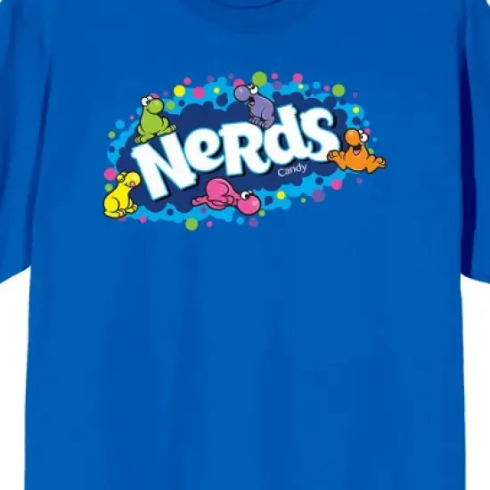 Nerds Candy Logo Crew Neck Short Sleeve Royal Blue Men's T-shirt image {1}