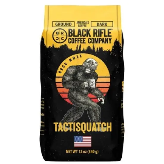 Black Rifle Coffee Company Tactisquatch Dark Roast Ground Coffee - 12oz image {5}