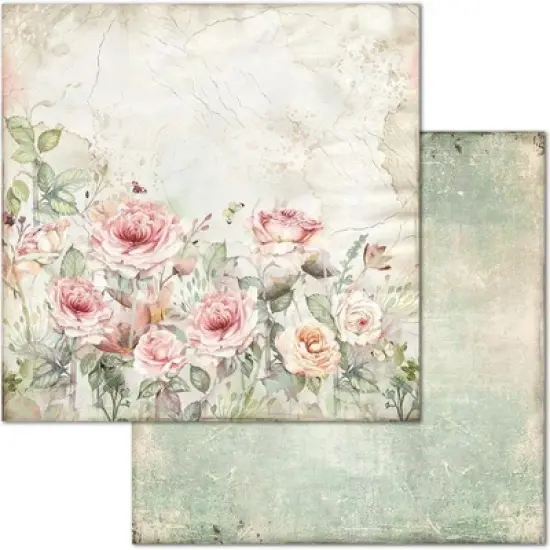Stamperia Double-Sided Paper Pad 12"X12" 10/Pkg-House Of Roses, 10 Designs/1 Each image {7}