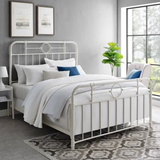 Raven Industrial Vintage Metal Pipe Bed - Saracina Home image {3}