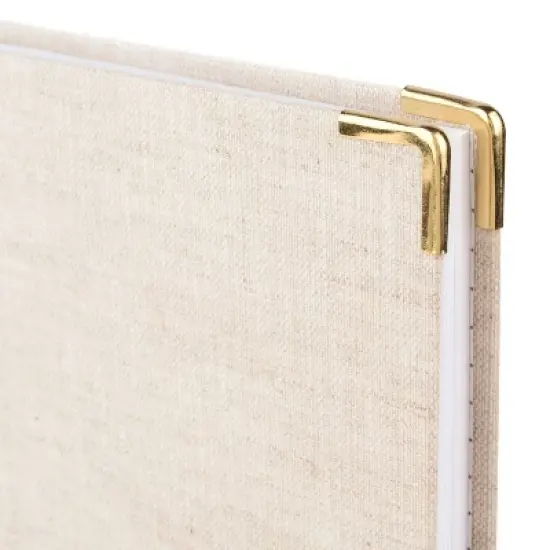 Sugar Paper Essentials 2024 Planner 10.125"x8.125" Weekly/Monthly Flax Cream Fabric image {4}