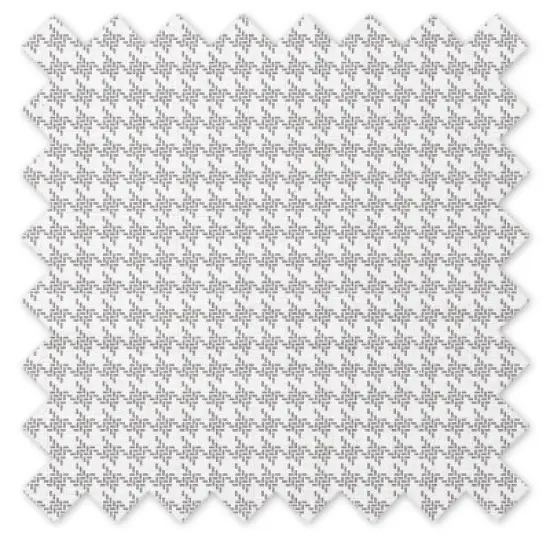 Bacati - Houndstooth/Herringbone Gray Unisex Muslin 4 pc Toddler Bedding Set image {8}