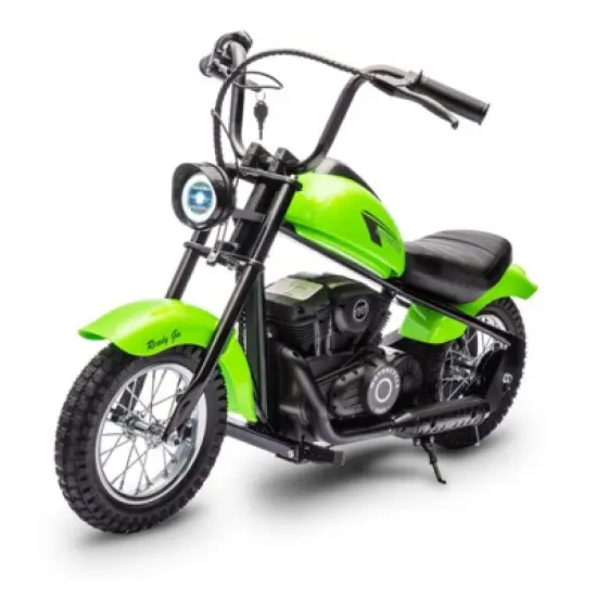 Electric Dirt Bike for Kids: 15MPH, 150lb Max, 24V/300W Motor, 2-Speed, LED Lights, Air Tires image {10}
