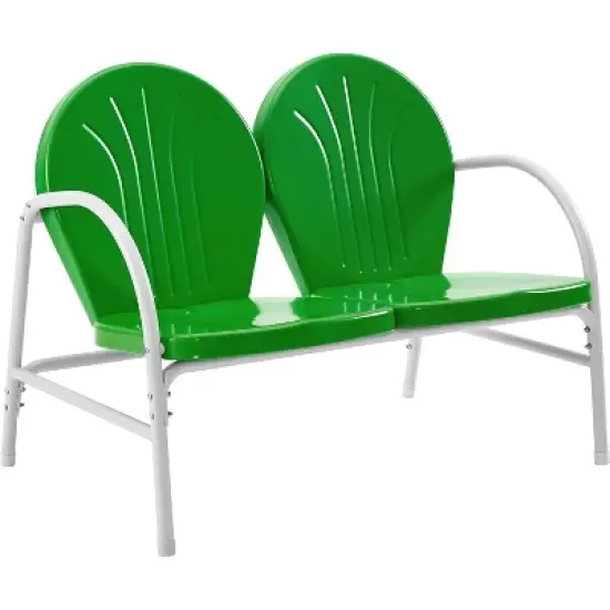 HomeStock Griffith Outdoor Metal Loveseat image {7}
