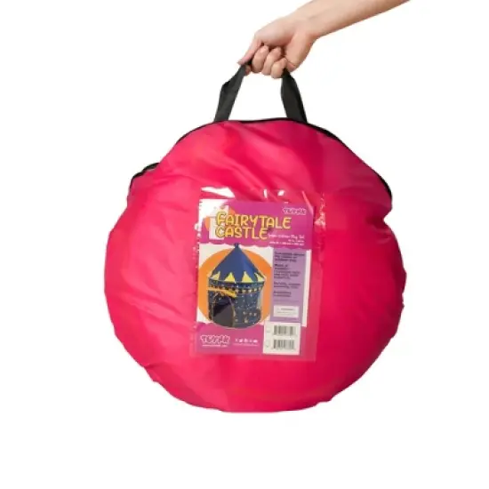 Ningbo Zhongying Leisure Products Pink Fantasy Castle Play Tent | 54 x 41 Inches image {5}