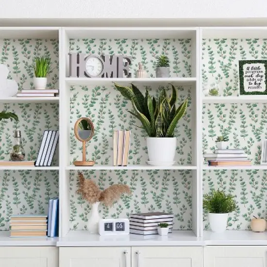 Teacher Created Resources&reg; Peel and Stick Decorative Paper Roll, 17-1/2" x 10 ft, Eucalyptus image {4}