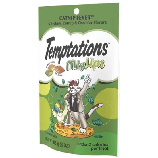 Temptations MixUps Chicken, Catnip and Cheese Flavor Crunchy Adult Cat Treats image {3}