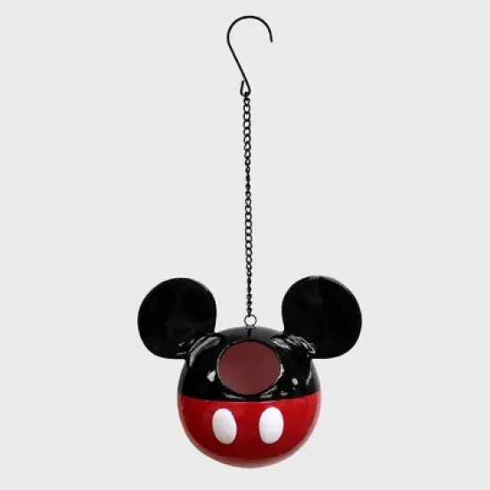 Disney 7" Mickey Mouse Hanging Resin Birdhouse: Weather-Resistant, No Assembly Required image {4}