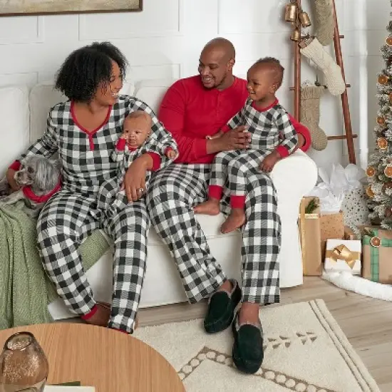 Gerber Holiday Family Neutral Baby and Toddler Matching Pajamas, 2-Piece image {4}