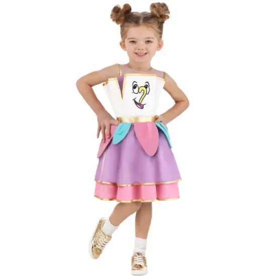 HalloweenCostumes.com Toddler Girl Disney Beauty and the Beast Chip Halloween Costume | Disney Costumes image {6}