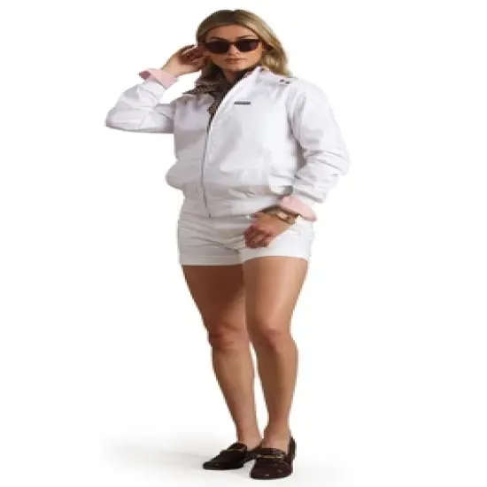 Members Only Women's Classic Iconic Racer Jacket ( Slim Fit ) image {4}