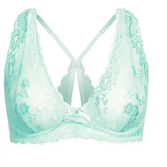 Women's Plus Size lingerie Zoey Bralette - mint | FOX & ROYAL image {2}