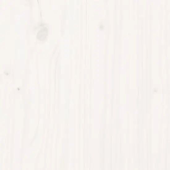 vidaXL Planter Bench White Solid pine wood Medium Planters image {8}