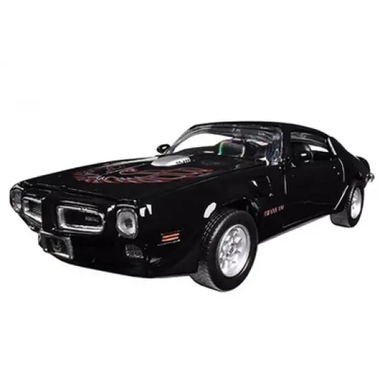 1973 Pontiac Firebird Trans Am Black 1/24 Diecast Model Car by Motormax image {1}