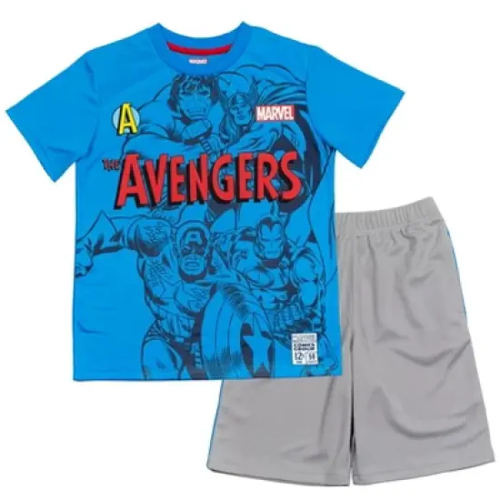 Marvel Avengers Black Panther T-Shirt Mesh Shorts Set image {11}