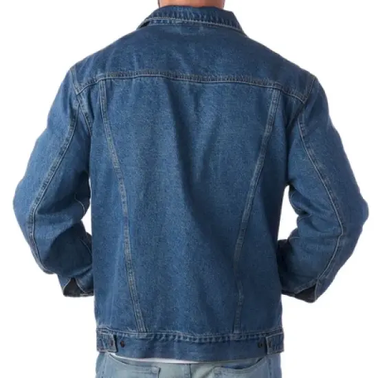 Alpine Swiss Derek Men&rsquo;s Classic Denim Trucker Jacket image {2}