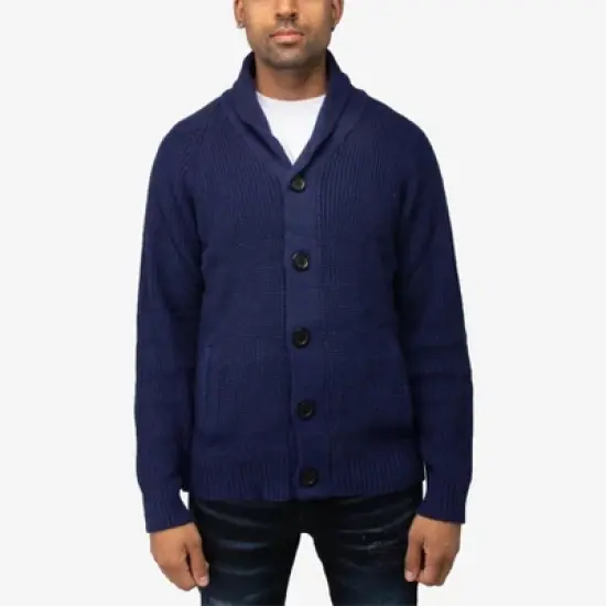 X RAY Men's Shawl Collar Cardigan image {11}