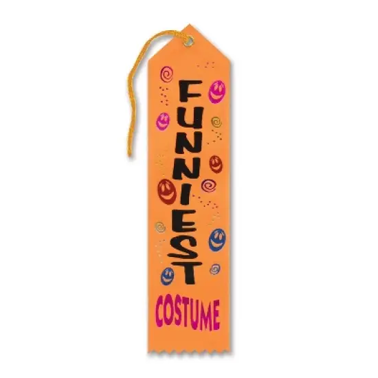 Beistle Costume Award Ribbons for Your School, Office, Faire, Contest, 2" x 8", (6/Pkg) image {5}
