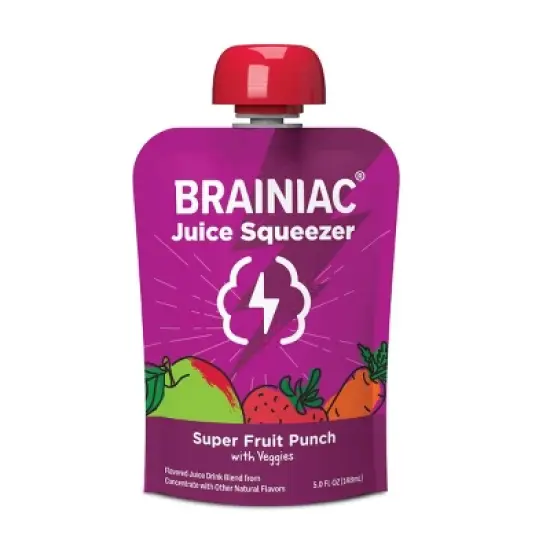Brainiac Fruit Punch Juice Squeezer - 4pk/5 fl oz Pouches image {9}