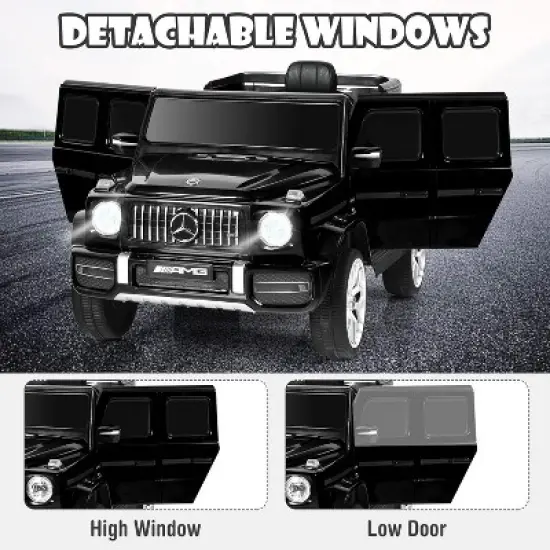 Costway 12V Kids Ride On Car Licensed Mercedes Benz G63 Electric Vehicle with Remote Control image {3}