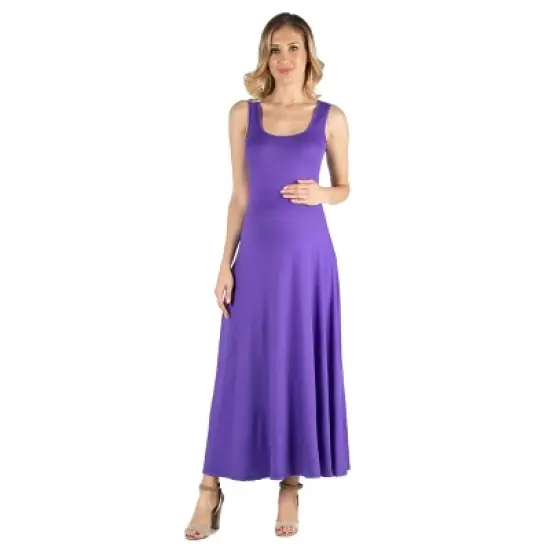 A Line Maxi Masternity Dress image {8}