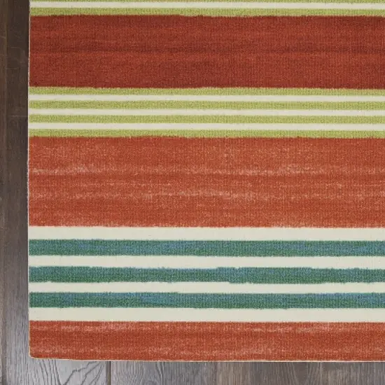 Waverly Sun N Shade SND71 Green/Teal Indoor/Outdoor Area Rug image {1}