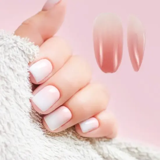 Unique Bargains Women's Fashion Fake Nails Pink 120-pieces Per Set image {3}