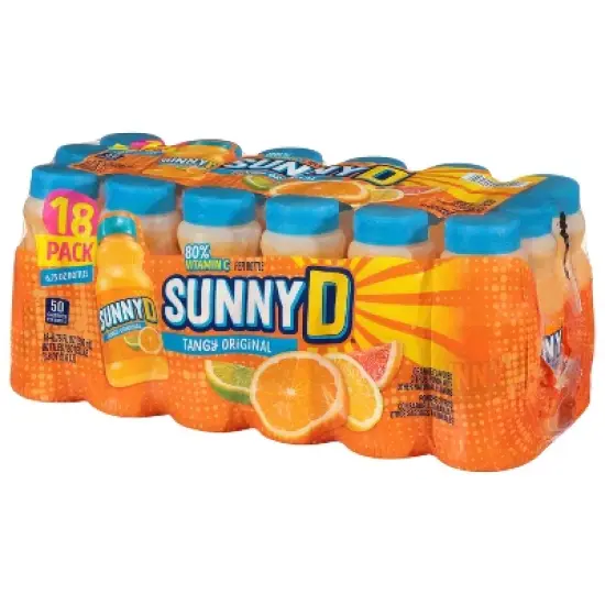 SunnyD Orange Juice Drink - 18pk/6.75 fl oz Bottles image {2}