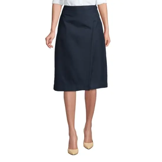 Lands' End Lands' End School Uniform Women's Solid A-line Skirt Below the Knee image {1}