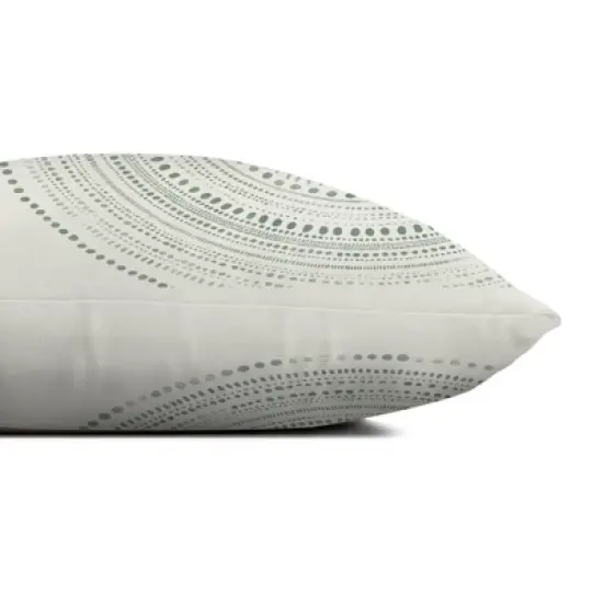 Creative Products White Circle Dot Pattern 18x18 Indoor / Outdoor Pillow image {3}