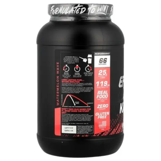 EFX Sports Karbolyn Hydrate | Carbohydrate Powder + Electrolytes | Sugar Free Sports Drink Mix | Fuel & Hydration | Stimulant Free | 66 Servings image {2}