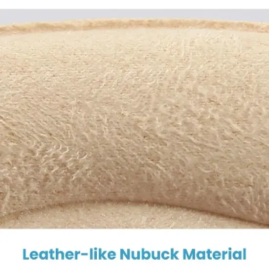 SereneLife Heel Pad Grip Liners &ndash; Sponge Cushion, Adhesive Backing, Faux Leather &ndash; Black & Apricot, 2 Pairs image {5}