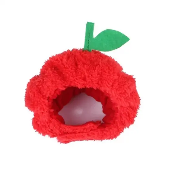 Charming Pet Apple Hat: Add a Whimsical Touch to Your Pet's Look image {4}