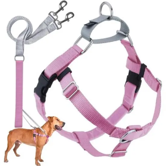 2 Hounds Design Freedom No-Pull Dog Harness Medium Rose image {5}