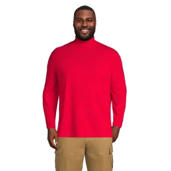 Lands' End Men's Super-T Turtleneck image {9}